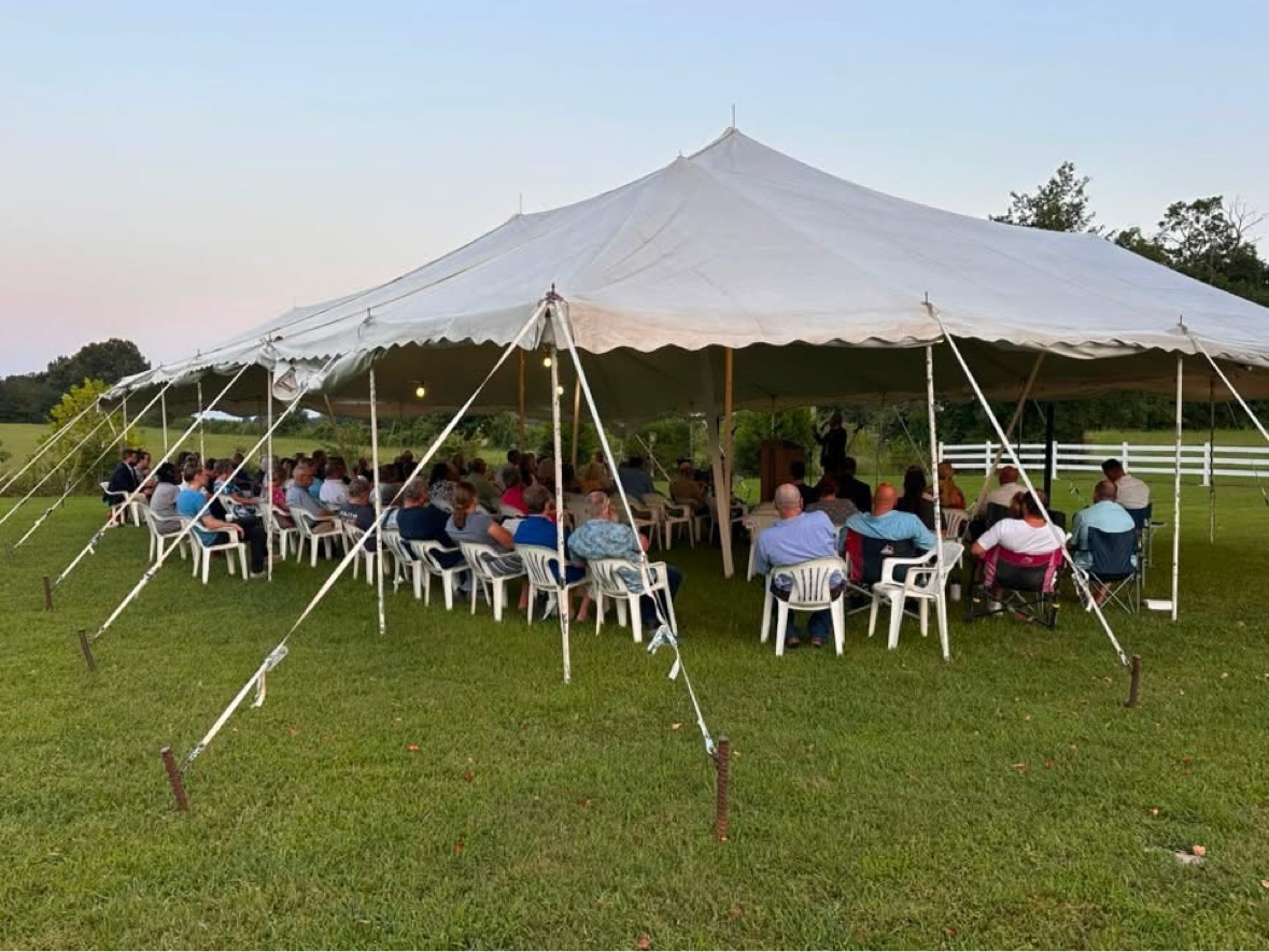 Tent meeting photo 2